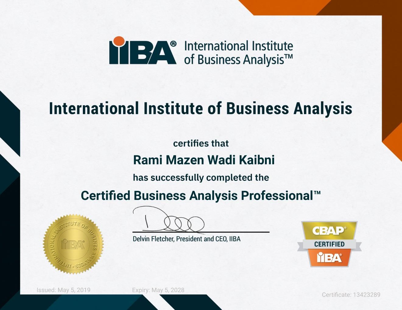 Business Analysis Training For Business Analyst Certification